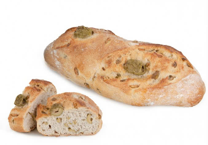 Bánh mì sourdough quả olive xanh 340g*1